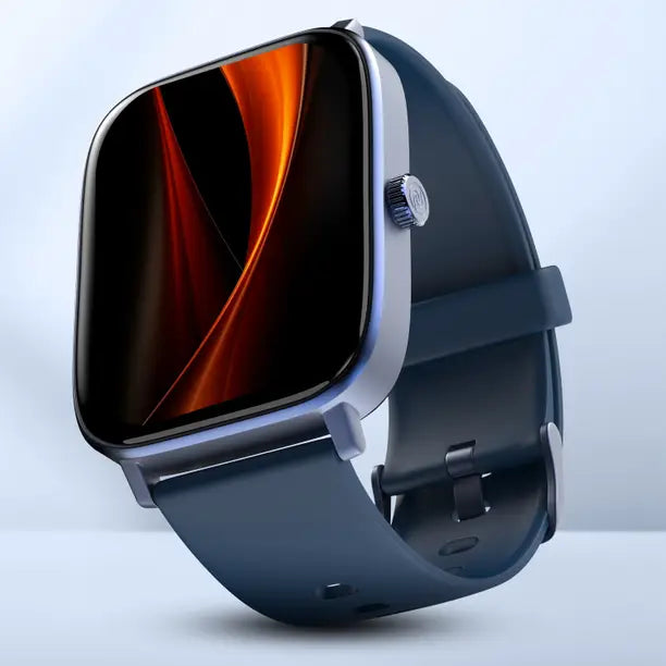 Noise Colorfit Icon 2 1.8'' Display with Bluetooth Calling, AI Voice Assistant Smartwatch (Midnight Blue Strap, Regular)